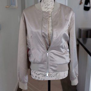 Hudson champagne bomber size L